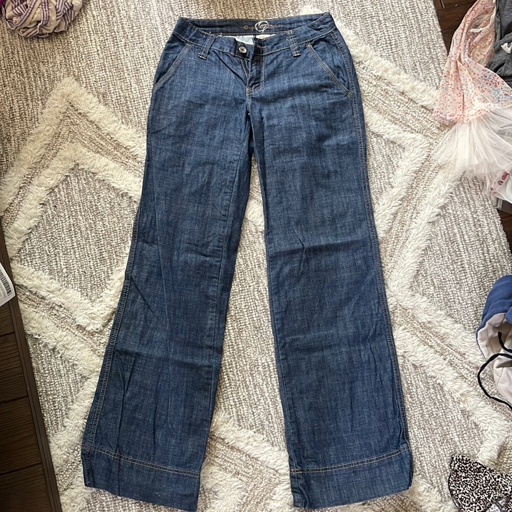 ✅Original Threads wide leg trouser style jeans, excellent condition, sz 3